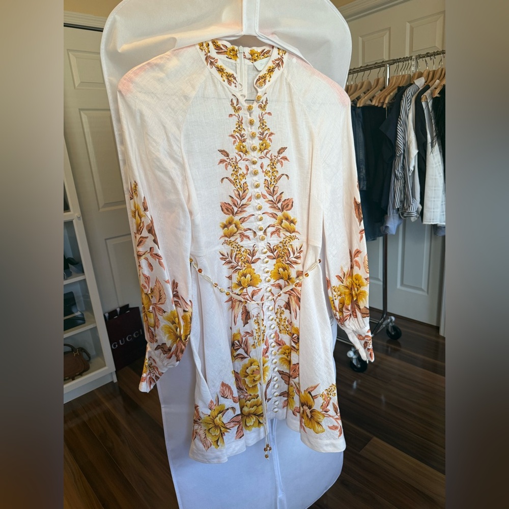 ZIMMERMANN Vacay Floral Minidress